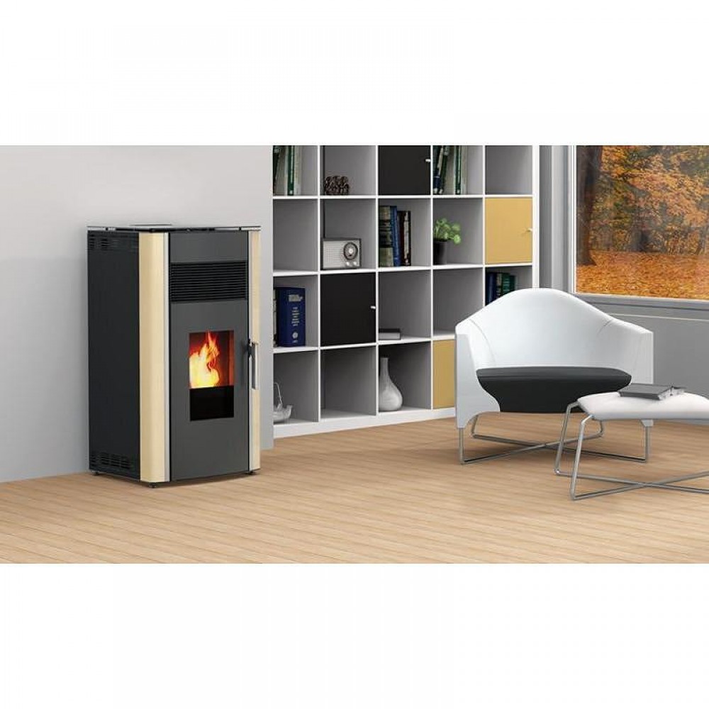 Pelletkamin Alfa Plam Luca Ivory, 8kW |  |  |