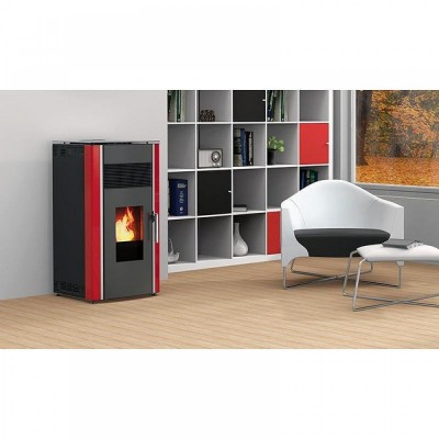 Pelletkamin Alfa Plam Luca Rot, 8kW - Produktvergleich