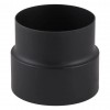 Rauchrohr / Ofenrohr Adapter PARKANEX, Stahl, Schwarz, Ø120-130, Dicke 2mm
