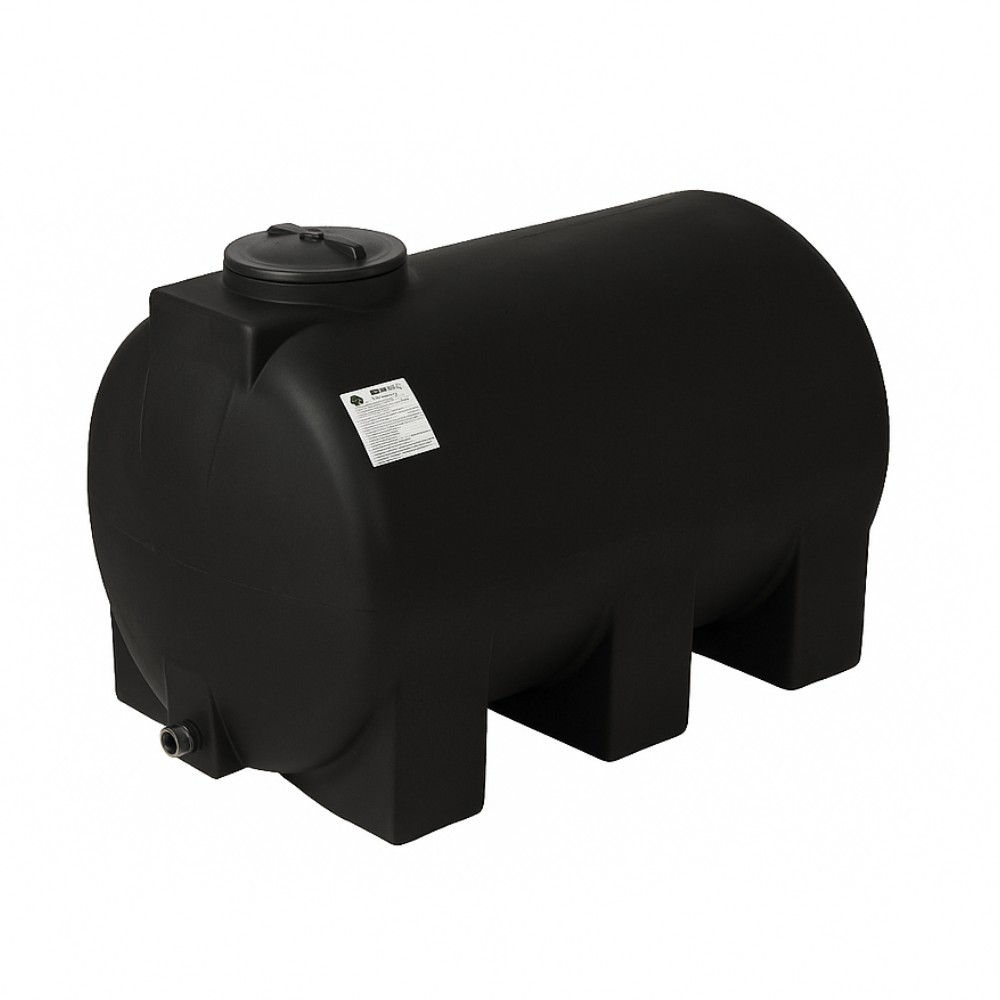 Trinkwassertank MAVIL, Zylindrisch horizontal 1500 L (schwarz) | Trinkwassertanks |  |