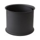 Rauchrohrrosette PARKANEX, Stahl, Schwarz, Ø150, Dicke 2mm | Ofenrohre | Schornstein |