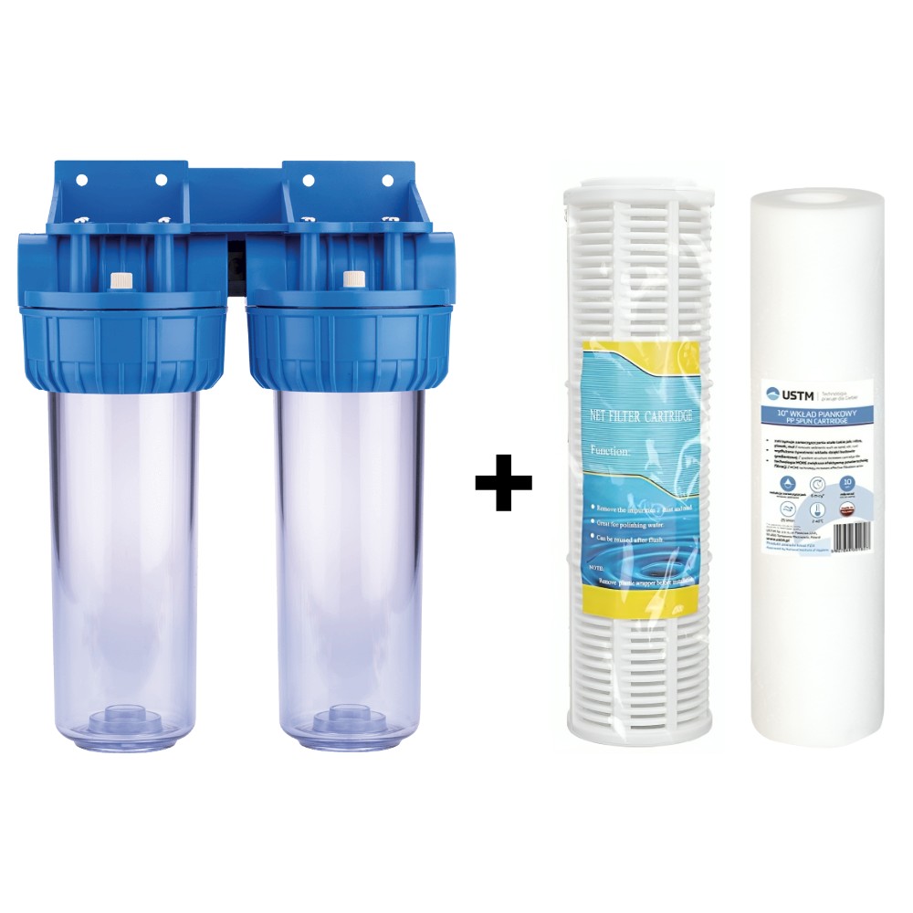 Wasserfiltergehäuse Senior 10" mit enthaltenen Filtern, 1" Anschlussgröße | Trinkwassertanks |  |