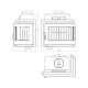 Kamin UNIFLAM 600 DURO S mit Luftzufuhr, linke Seite, 11 kW          Ask ChatGPT | Kamineinsatz | Kamin |