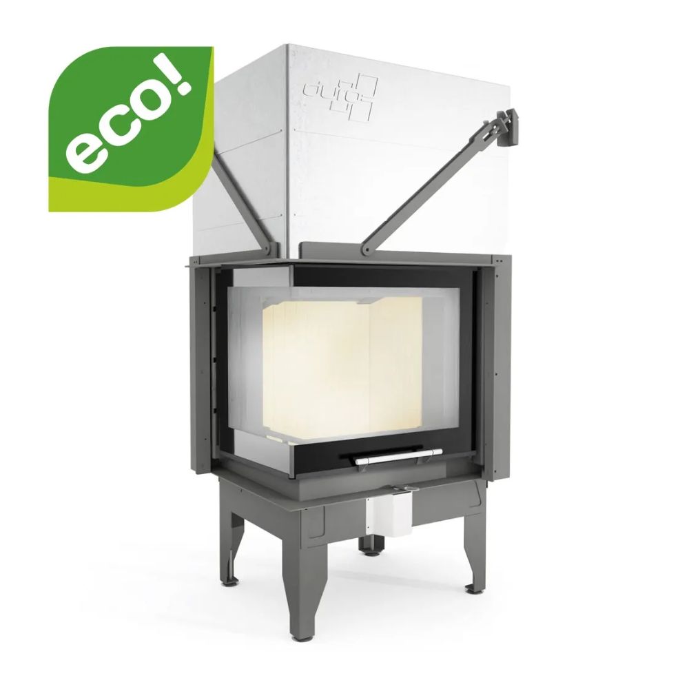 Kamin UNIFLAM 660 DURO mit Luftkanälen und Luftzufuhr, linke Seite, 10,25 kW | Kamineinsatz | Kamin |