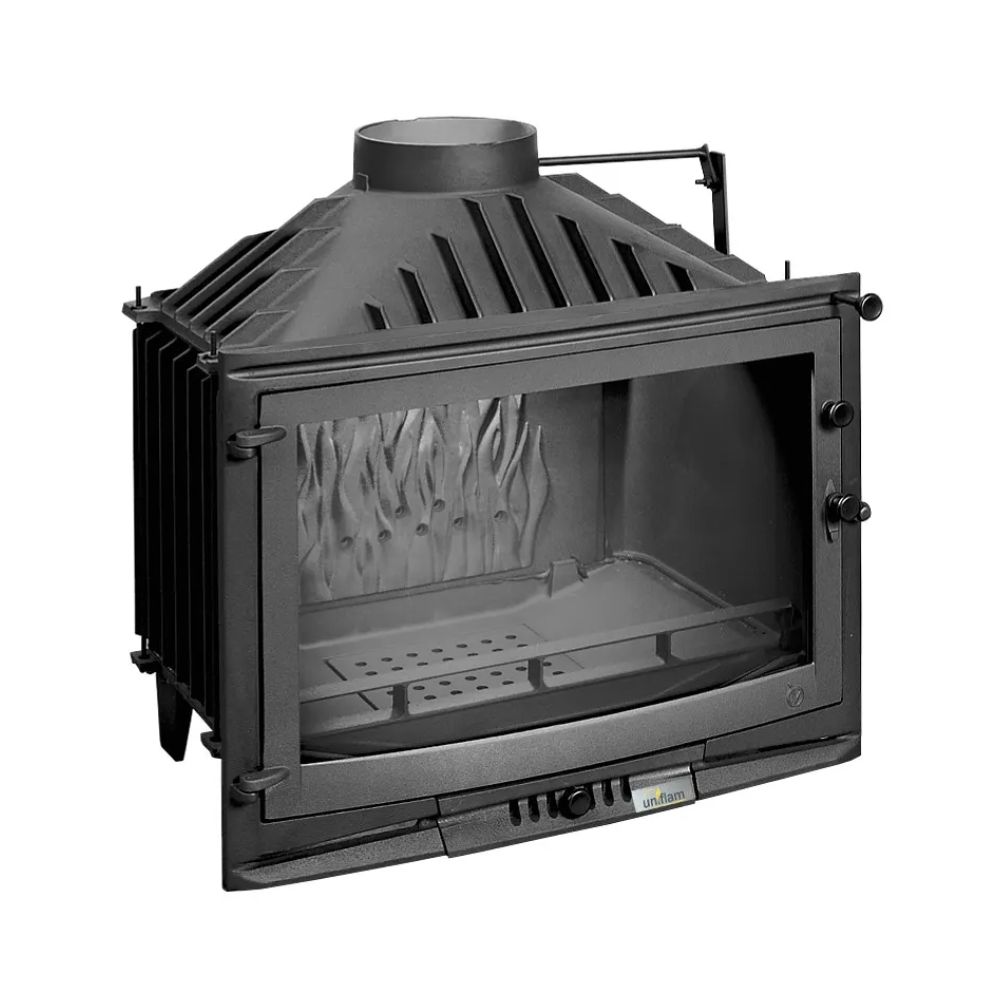 Kamin UNIFLAM 700 SELENIC ECO mit Drosselklappe und Luftzufuhr, 10 kW | Kamineinsatz Gusseisen | Kamin |