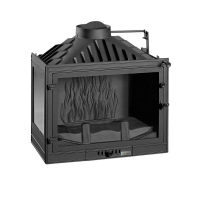Kamin UNIFLAM 700 STANDARD mit Drosselklappe, linke Seite, 14 kW - Produktvergleich