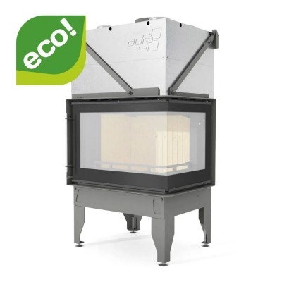 Kamin UNIFLAM 760 DURO mit Luftkanälen und Luftzufuhr, rechte Seite, 10,8 kW - Produktvergleich