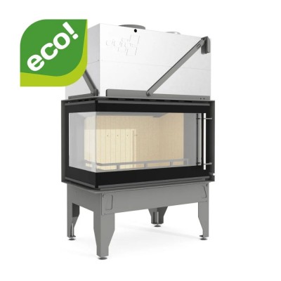 Kamin UNIFLAM 860 DURO mit Luftkanälen und Luftzufuhr, linke Seite, 14,1 kW - Produktvergleich