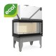 Kamin UNIFLAM 860 DURO mit Luftkanälen und Luftzufuhr, linke Seite, 14,1 kW | Kamineinsatz Modern | Kamin |