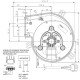 Rauchgasgebläse für Pelletofen Eco Spar, Nordica Extraflame, Palazzetti, Piazzetta, Sideros, Palladio und andere, 160m³/h 50W 300Pa | Gebläse und Ventilator Pelletofen | Pelletofen Ersatzteile |