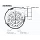 Smoke extractor fan 162m³/h 57W 310Pa | Pelletofen Ersatzteile | Ersatzteile |