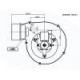 Smoke extractor fan 162m³/h 57W 310Pa | Pelletofen Ersatzteile | Ersatzteile |