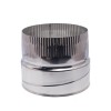 Rauchrohr / Ofenrohr Adapter, Edelstahl AISI 304, Männlich, Φ80-Φ300