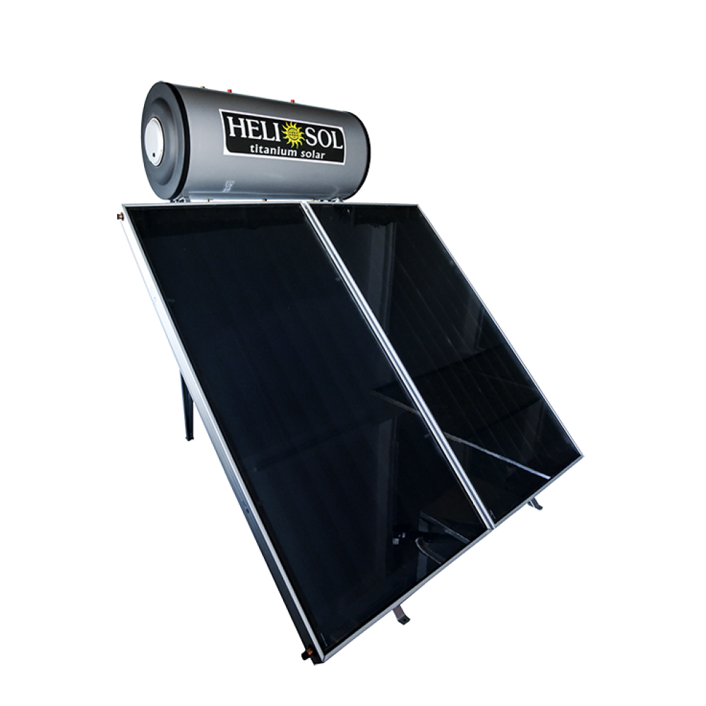 Thermosiphon System Heliosol, für Solarheizung Modell Titanium Solar 200L, 2 x 2,05 qm | Solar Thermosiphon Systeme | Solarthermie |