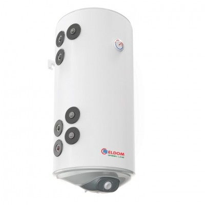 Warmwasserspeicher Eldom Rostfrei Vertikal 100L, zwei parallele Wärmetauscher - Eldom Vertical 150L, One heat exchanger
