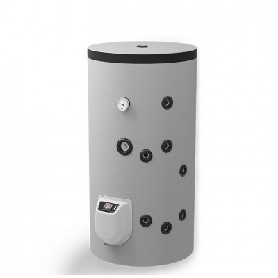 Warmwasserspeicher Eldom Stainless Free standing 150L, One heat exchanger, Electronic control - Eldom Vertical 150L, One heat exchanger