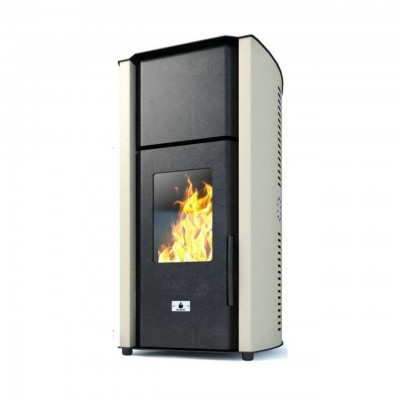 Pelletofen Wasserführend Eco Spar Auriga Ivory, 25kW - Produktvergleich