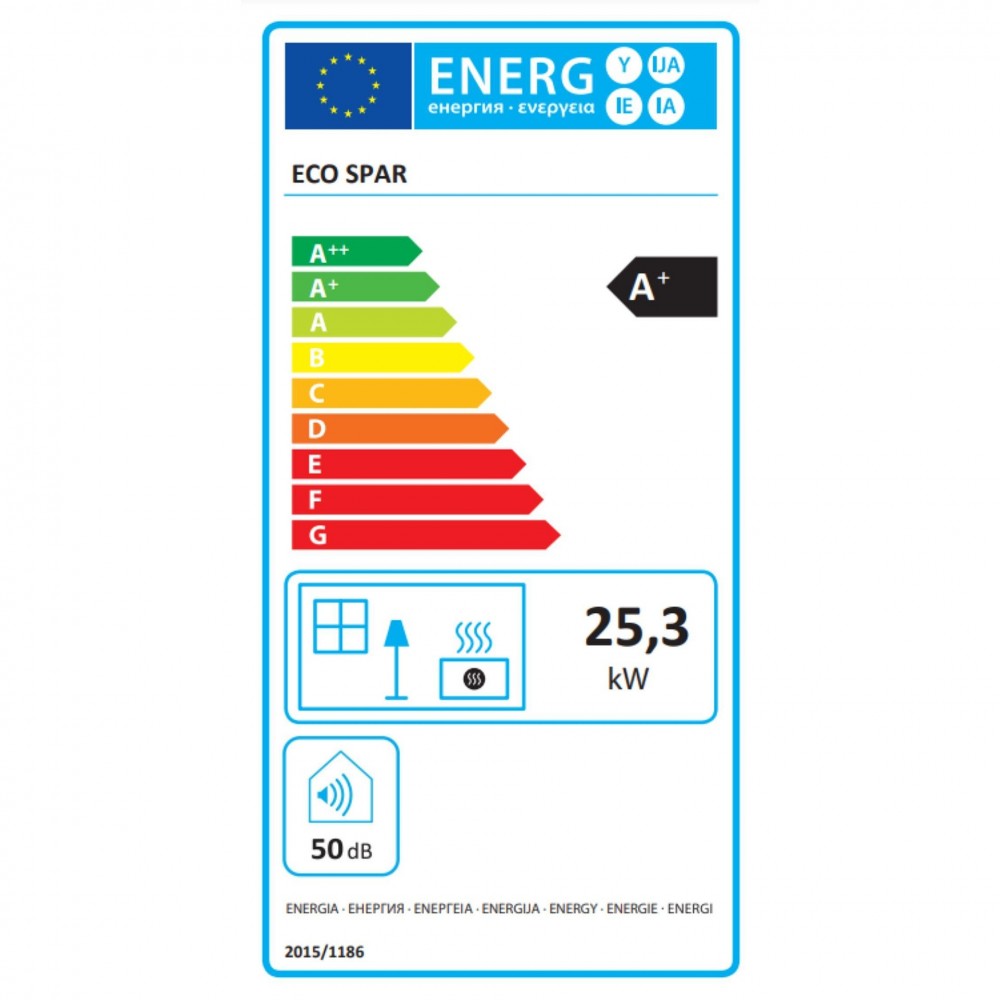 Pelletofen Wasserführend Eco Spar Auriga Ivory, 25kW | Pelletofen Wasserführend | Pelletofen |