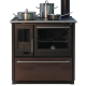 Holzherd Wasserführend Plamen mit Backofen und Kochplatte, Modell Termo Glass, Leistung 15 kW | Küchenofen | Holz |