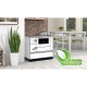 Küchenofen mit Backofen und Kochplatte Alfa Plam, Modell Alfa 90 H Favorit White Left, Leistung 6.4kW | Holz |  |