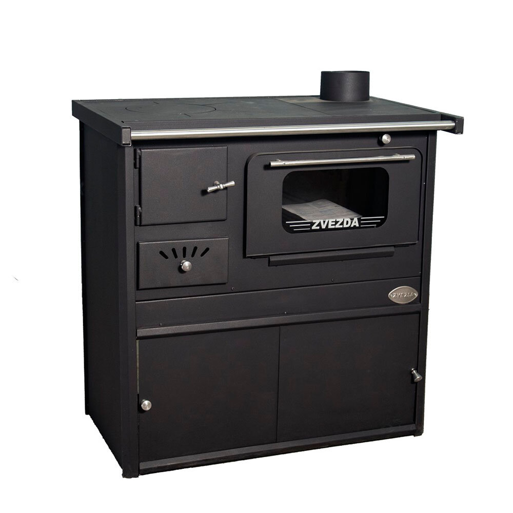 Küchenofen mit Kochherd und Backofen Zvezda, Modell Classic SP, Leistung 5.7kW | Küchenofen | Holz |