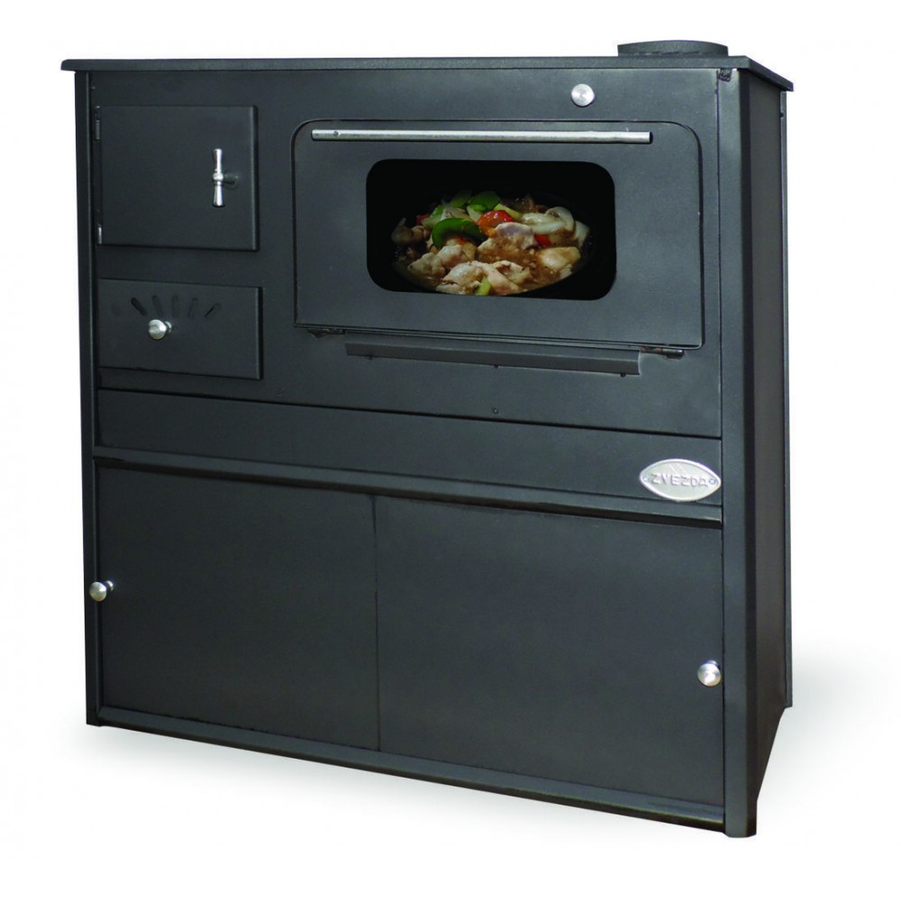 Küchenofen Zvezda, Modell Classic, Leistung 5.7kW, Backofen, Kochherd