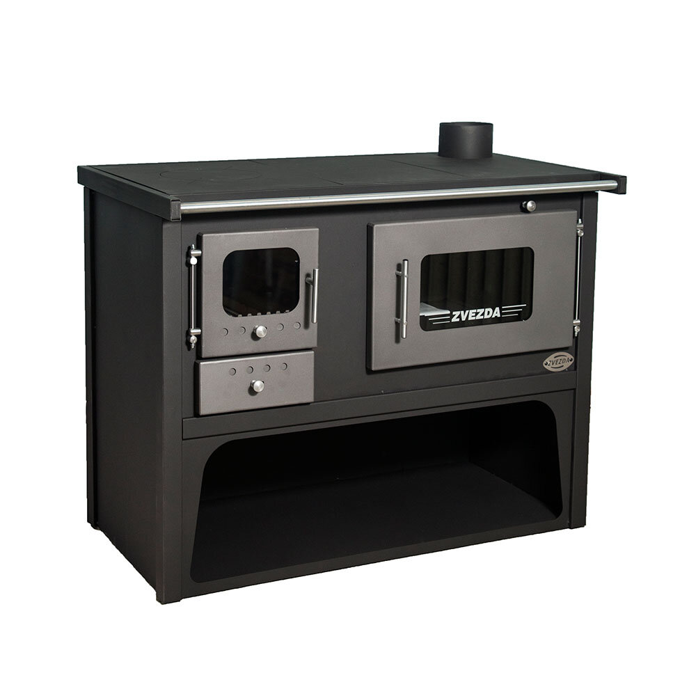 Küchenofen Zvezda, Modell Classic GF Maxi Vr 10, Leistung 17 kW, Wasserkessel, Backofen, Kochplatten | Küchenofen | Holz |