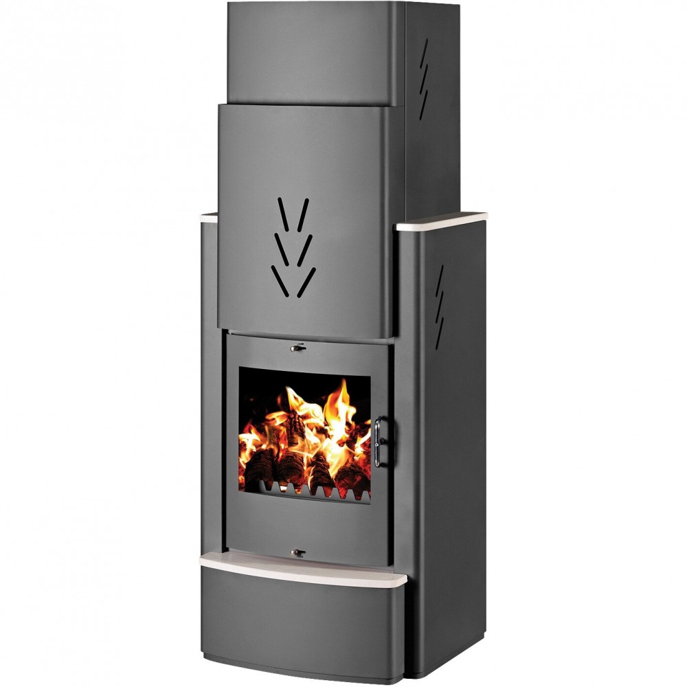Kaminofen, Holzofen Victoria 05, Modell Sonata, Leistung 16kW, Specksteinverkleidung | Holzofen | Kaminofen |