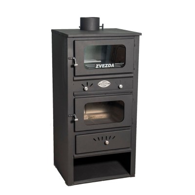 Holzofen mit Backofen Zvezda, Model MF 10, Leistung 10kW, Aschekasten - Holzofen