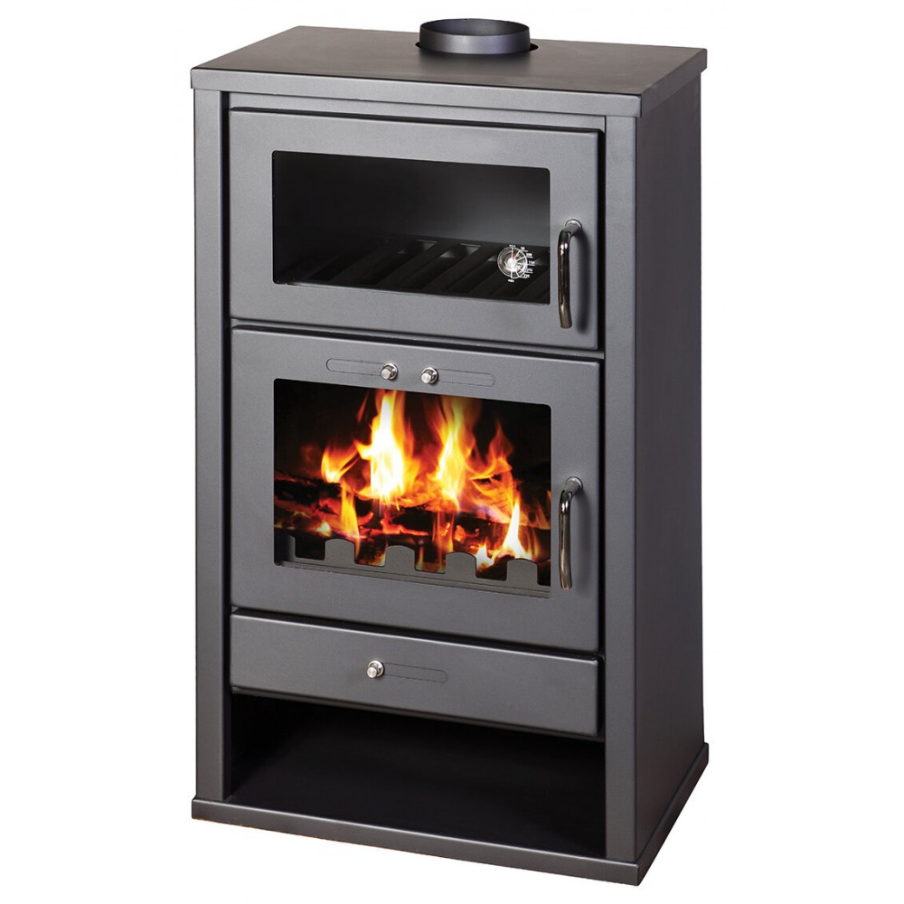 Kaminofen mit Backfach Victoria, Modell Triumph F, Leistung 15kW | Holzofen | Kaminofen |