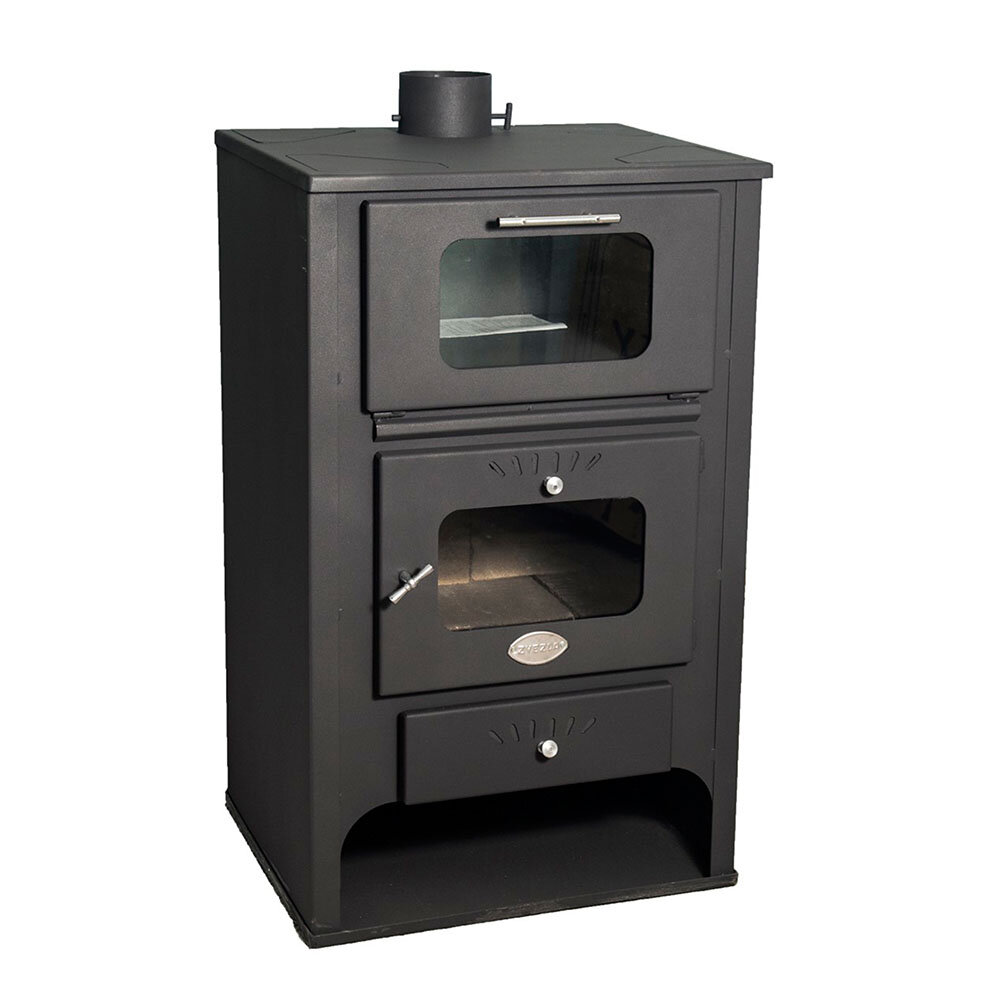 Holzofen mit Backofen Zvezda, Model GF 10, Leistung 16kW | Holzofen | Kaminofen |