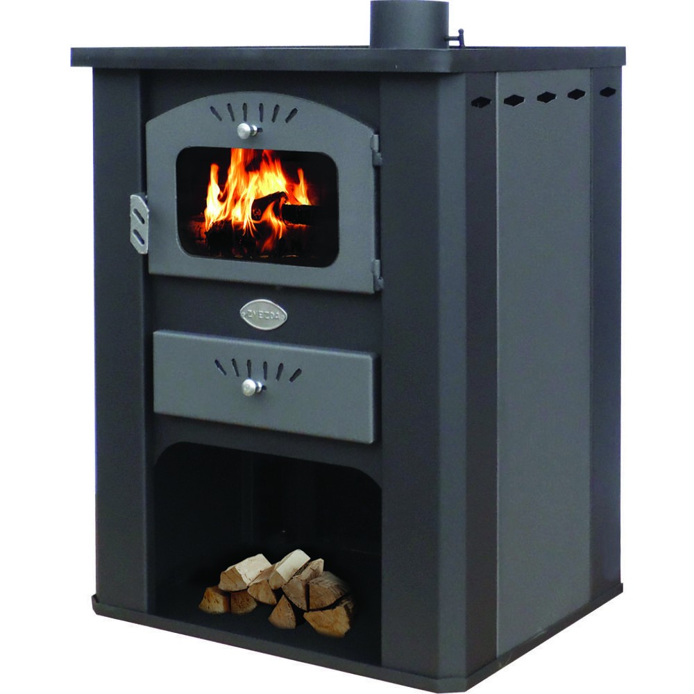 Holzofen mit Wasserkessel Zvezda, Modell Maxi Lux VR 16, Leistung 26 kW | Wasserführender kaminofen | Kaminofen |