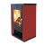 Kaminofen, Holzofen Verso Lheia Rot, Leistung 7.5 kW