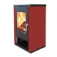 Kaminofen, Holzofen Verso Lheia Rot, Leistung 7.5 kW | Holzofen | Kaminofen |
