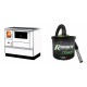 Set Küchenofen mit Backofen und Kochplatte Alfa Plam, Modell Dominant 90H Weiß, Leistung 6.5kW + Elektrischer Aschesauger Ribimex, Modell Cenetì, Fassungsvermögen 15 L | Kaminofen - Holzofen mit Backfach | Kaminofen |