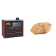 Set Küchenofen / Küchenhexe Wasserführend Prity GT W10 Rot, mit Edelstahl-Backofen, Glaskeramik-Kochfeld und Schublade, 13.3 kW + Holz untersetzer für Gusseisenplatte Solagio HSYSAK28 | Kaminofen - Holzofen mit Backfach | Kaminofen |