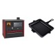 Set Küchenofen / Küchenhexe Wasserführend Prity GT W10 Rot, mit Edelstahl-Backofen, Stahlhobel und Schublade, 13.3 kW + Emaillierte grillpfanne Gusseisen Solagio, Black Onyx, 26x32cm | Kaminofen - Holzofen mit Backfach | Kaminofen |