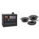 Set Küchenofen / Küchenhexe Wasserführend Prity GT W10, mit Edelstahl-Backofen, Stahlhobel und Schublade, 13.3 kW + Gusseisen Topf Set aus 3 teilen Solagio, Black Onyx | Kaminofen - Holzofen mit Backfach | Kaminofen |