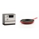 Set Küchenofen Alfa Plam Alfa 90 HET, 14.39kW + Emaillierte grillpfanne Gusseisen Solagio, Rubin, Ф24cm | Kaminofen - Holzofen mit Backfach | Kaminofen |