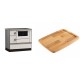 Set Küchenofen Alfa Plam Alfa 90 HET, 14.39kW + Holz untersetzer für gusseisenplatte Solagio HSST2131 | Kaminofen - Holzofen mit Backfach | Kaminofen |