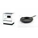 Set Küchenofen Alfa Plam Alfa 70 Favorit, 6kW + Emaillierte grillpfanne Gusseisen Solagio, Black Onyx, Ф24cm | Kaminofen - Holzofen mit Backfach | Kaminofen |