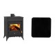 Set Kaminofen, Holzofen Prity CMR E 12 kW + Funkenschutzplatte Stahl 2mm, Größe 98x98cm | Kaminofen Prity | Kaminofen |