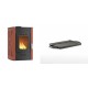 Set Kaminofen, Holzofen Wasserführend Velmora Fire ATS HYDRO, 25kW + Mini-Grillplatte aus Gusseisen Solagio, 15.5x22.5cm | Holzofen | Kaminofen |