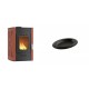 Set Kaminofen, Holzofen Wasserführend Velmora Fire ATS HYDRO, 25kW + Gusseiserne auflaufform Solagio oval, 17x28cm | Holzofen | Kaminofen |