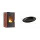 Set Kaminofen, Holzofen Wasserführend Velmora Fire ATS HYDRO, 25kW + Gusseiserne auflaufform Solagio oval, 25x33cm | Holzofen | Kaminofen |
