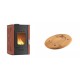 Set Kaminofen, Holzofen Wasserführend Velmora Fire ATS HYDRO, 25kW + Holz untersetzer für ovale platte Solagio HSOISK1728, 17x28cm | Holzofen | Kaminofen |