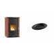 Set Kaminofen, Holzofen Wasserführend Velmora Fire ATS HYDRO, 33kW + Gusseiserne auflaufform Solagio oval, 17x28cm | Holzofen | Kaminofen |