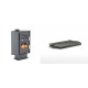Set Kaminofen, Holzofen mit Backfach Velmora Fire ATS 90-30 CORNER, 18.25kW + Mini-Grillplatte aus Gusseisen Solagio, 15.5x22.5cm | Holzofen | Kaminofen |