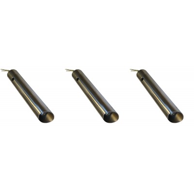Glühzünder für Pelletbrenner Ferroli, Anselmo Cola, Gesamtlänge 130mm, 350W - 3 Stk. - Pelletbrenner Ersatzteile
