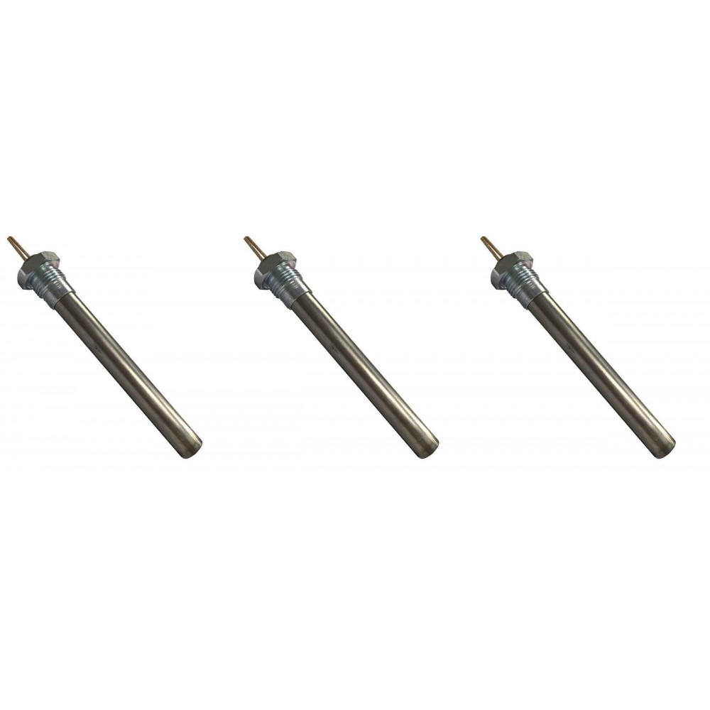 Glühzünder / Zünder für Pelletofen Palazzetti, Gesamtlänge 170 mm, 350W - 3 Stk. | Glühzünder Pelletofen | Pelletofen Ersatzteile |